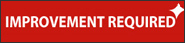 Food hygiene inspection result: Improvement required