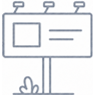 signs and adverts illustration