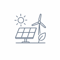 solar and renewables illustration