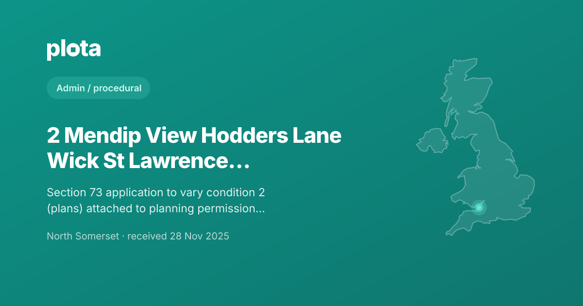 2 Mendip View, Wick St Lawrence, Weston-super-Mare - Planning ...