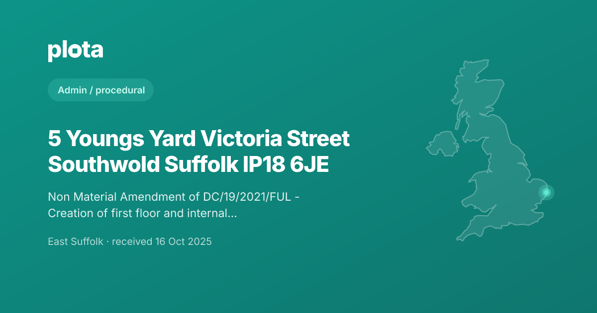 5 Youngs Yard Victoria Street Planning Application | Plota