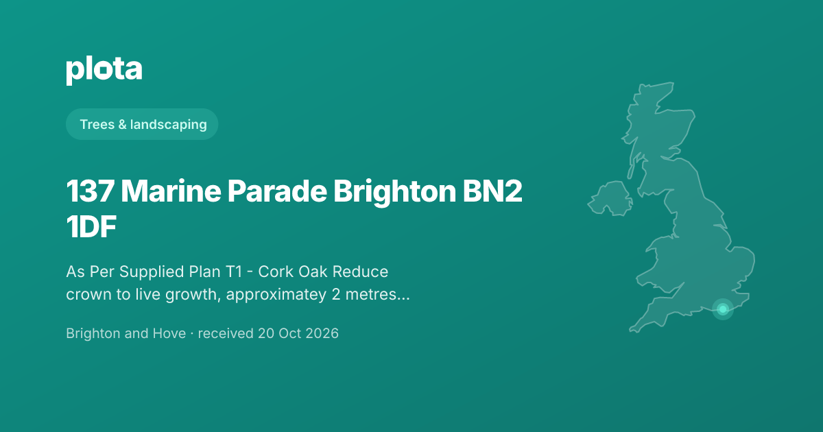 137 Marine Parade, Brighton - Planning Application (BH2026/02365)